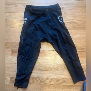 Men’s Black Virus Compression Leggings 3/4 Length